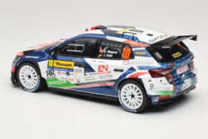 Skoda Fabia Rally2 #10 S. Wagner / G. Winter Barum Czech Rally Zlín 2024 IXO 1:18 18RMC221 Métal — image 5 sur 6