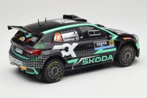Skoda Fabia Rally2 #22 Toksport G. Greensmith / J. Andersson Safari Rally Kenya 2024 IXO 1:18 18RMC209 Métal — image 2 sur 6