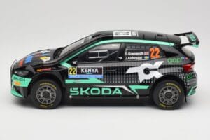 Skoda Fabia Rally2 #22 Toksport G. Greensmith / J. Andersson Safari Rally Kenya 2024 IXO 1:18 18RMC209 Métal — image 3 sur 6