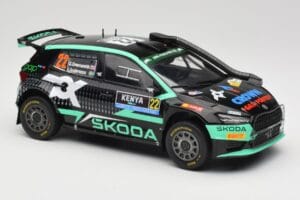 Skoda Fabia Rally2 #22 Toksport G. Greensmith / J. Andersson Safari Rally Kenya 2024 IXO 1:18 18RMC209 Métal — image 4 sur 6