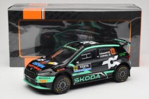 Skoda Fabia Rally2 #22 Toksport G. Greensmith / J. Andersson Safari Rally Kenya 2024 IXO 1:18 18RMC209 Métal — image 6 sur 6