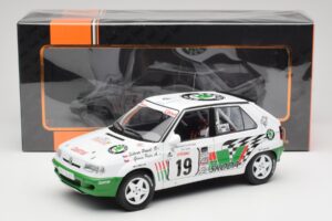 Skoda Felicia Kit Car #19 P. Sibera / P. Gross Tour de Corse 1995 IXO 1:18 18RMC149B Métal — image 6 sur 6