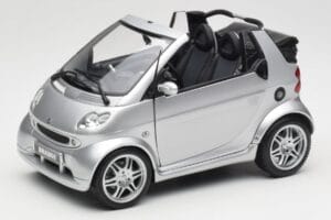 Smart Fortwo W450 Brabus Cabrio Argent Édition Concessionnaire Kyosho 1:18 0017769V001C05Q00 Métal