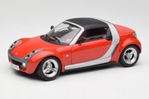 Smart Roadster Rouge Bburago 1:18 34099 Métal
