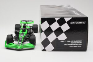 Stake F1 Team Kick Sauber C44 #77 V. Bottas Emilia Romagna GP 2024 Minichamps 1:18 117240177 Métal — image 3 sur 7
