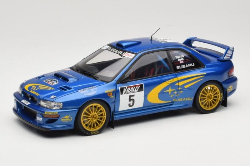 Subaru Impreza WRC #5 R. Burns / R. Reid Rally de France 1999 AUTOart 1:18 89993 Métal