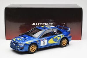 Subaru Impreza WRC #3 C. McRae / N. Grist Safari Rally Winner 1997 AUTOart 1:18 89792 Métal — image 8 sur 8