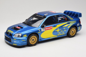 Subaru Impreza WRC S9 #7 P. Solberg / P. Mills Rally Great Britain 2003 Otto 1:12 G092 Résine