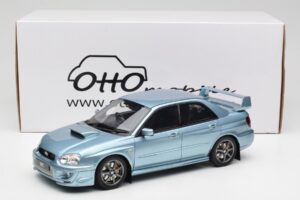 Subaru Impreza WRX STi WR1 GD P. Solberg Edition Ice Blue Metallic Otto 1:18 OT1114 Résine — image 6 sur 6