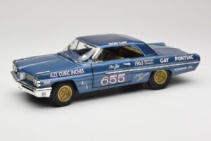 Pontiac Catalina Super Duty Super Stock #655 Bleu 1962 Auto World 1:18 AW201/06 Métal