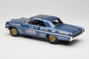 Pontiac Catalina Super Duty Super Stock #655 Bleu 1962 Auto World 1:18 AW201/06 Métal — image 7 sur 8