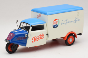 Tempo Dreirad Kastenwagen Pepsi Minichamps 1:18 150099024 Métal