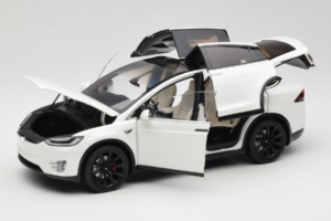 Tesla Model X Blanc OEM 1:18 TESLA001 Métal — image 2 sur 8