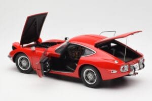 Toyota 2000 GT Rouge AUTOart 1:18 78741 Métal — image 5 sur 8