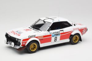 Toyota Celica 2000 GT RA21 #8 H. Mikkola / A. Hertz RAC Rally 1977 IXO 1:18 18RMC189A Métal