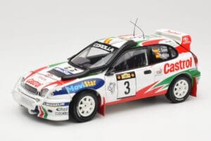 Toyota Corolla WRC #3 C. Sainz / L. Moya Safari Rally 1999 AUTOart 1:18 89982 Métal