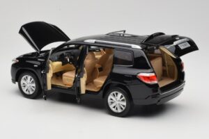 Toyota Highlander XU40 Noir Paudi Model 1:18 2043612-B1 Métal — image 5 sur 8