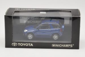 Toyota RAV4 Bleu Foncé Intérieur Gris Minichamps 1:43 433166004 Métal — image 4 sur 4
