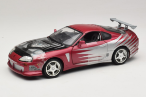 Toyota Supra A80 Fast & Furious Violet Argent ERTL 1:18 33708 Métal