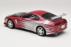 Toyota Supra A80 Fast & Furious Violet Argent ERTL 1:18 33708 Métal — image 5 sur 6