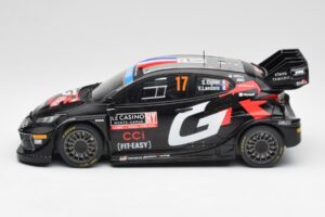 Toyota GR Yaris Rally1 #17 S. Ogier / V. Landais Rally Monte Carlo 2024 IXO 1:18 18RMC196 Métal — image 3 sur 6