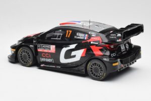 Toyota GR Yaris Rally1 #17 S. Ogier / V. Landais Rally Monte Carlo 2024 IXO 1:18 18RMC196 Métal — image 5 sur 6