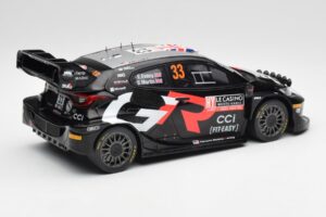 Toyota Yaris Rally1 WRC #33 E. Evans / S. Martin Rally Monte Carlo Night Version 2024 IXO 1:18 18RMC197 Métal — image 2 sur 6