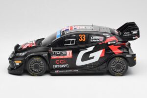 Toyota Yaris Rally1 WRC #33 E. Evans / S. Martin Rally Monte Carlo Night Version 2024 IXO 1:18 18RMC197 Métal — image 3 sur 6