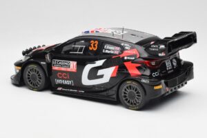 Toyota Yaris Rally1 WRC #33 E. Evans / S. Martin Rally Monte Carlo Night Version 2024 IXO 1:18 18RMC197 Métal — image 5 sur 6