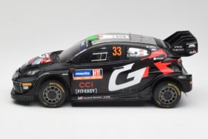 Toyota Yaris Rally1 WRC #33 E. Evans / S. Martin Rally Sweden 2024 IXO 1:18 18RMC200 Métal — image 3 sur 6