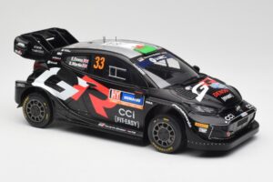 Toyota Yaris Rally1 WRC #33 E. Evans / S. Martin Rally Sweden 2024 IXO 1:18 18RMC200 Métal — image 4 sur 6