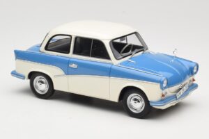 Trabant P50 Bleu Clair Crème BoS Models 1:18 BOS035 Résine — image 4 sur 6