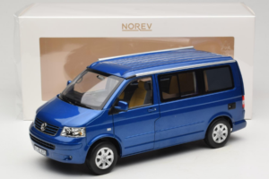 Volkswagen California T4 Ravenna Blue Metallic Norev 1:18 188607 Métal — image 8 sur 8
