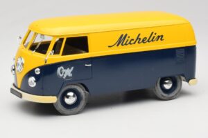 Volkswagen T1 Combi Michelin Noir & Jaune Solido 1:18 9406 Métal