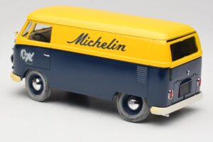Volkswagen T1 Combi Michelin Noir & Jaune Solido 1:18 9406 Métal — image 7 sur 8