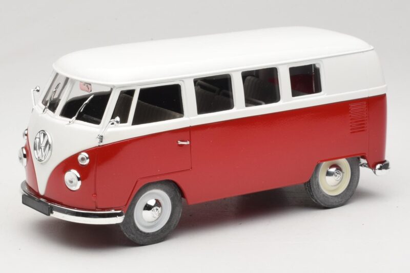 Volkswagen Combi T1 Rouge & Blanc Solido 1:18 8031 Métal