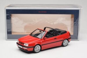 Volkswagen Golf Cabriolet Mk3 Rouge Norev 1:18 188433 Métal — image 6 sur 6