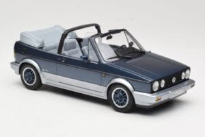 Volkswagen Golf Mk1 Cabriolet Bel Air Blue Metallic Norev 1:18 188404 Métal — image 4 sur 6