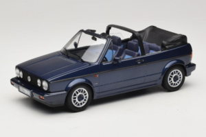 Volkswagen Golf Mk1 Cabriolet Quartett Inca Blue Norev 1:18 188628 Métal