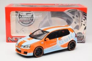 Volkswagen Golf Mk5 Zender Gulf Norev 1:18 188454 Métal — image 8 sur 8