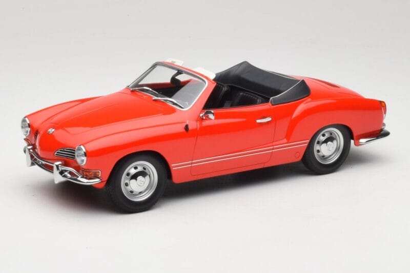 Volkswagen Karmann Ghia Cabriolet Rouge Minichamps 1:18 155054030 Métal