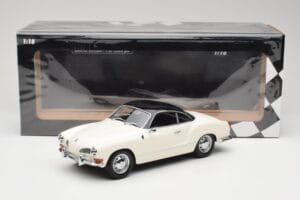 Volkswagen Karmann Ghia Crème Noir Minichamps 1:18 155054021 Métal — image 6 sur 6