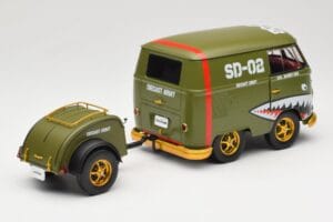 Volkswagen Kool Kombi Army Fighter Green Solido 1:18 S1810901 Métal — image 3 sur 8