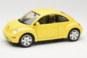 Volkswagen New Beetle Jaune Bburago 1:18 BEETLE001 Métal