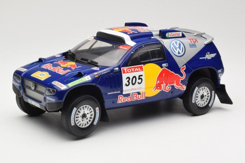 Volkswagen Race Touareg #305 Volkswagen Motorsport M. Miller / R. Pitchford Dakar Rally 2009 Norev 1:18 188466 Métal