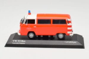 Volkswagen T2 Bus Pompiers Frankfurt Minichamps 1:43 400053091 Métal