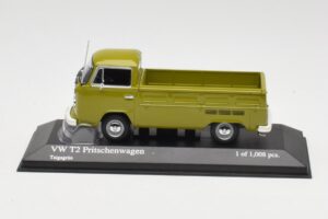 Volkswagen T2 Plateau Vert Minichamps 1:43 400053202 Métal