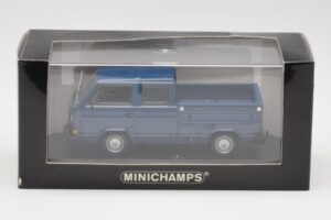Volkswagen T3 Double Cabine Plateau Bleu Minichamps 1:43 400055260 Métal — image 4 sur 4