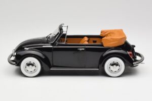 Volkswagen Beetle 1303 Cabriolet Noir Norev 1:18 188533 Métal — image 3 sur 6