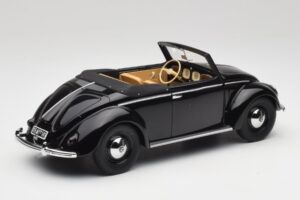 Volkswagen Beetle Type 1 Hebmuller Cabriolet Noir Minichamps 1:18 107054232 Métal — image 2 sur 6